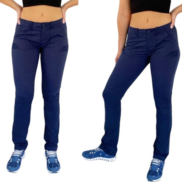 Columbia PFG Omni-shield advanced repellency navy blue performance pants size 2 - Picture 1 of 15